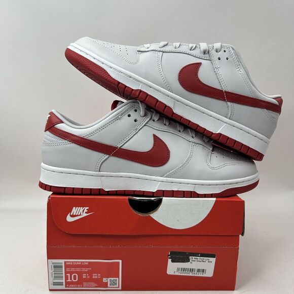 Nike Other - Nike Shoes Dunk Low “Vast Grey Varsity Red” 2023